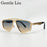 Steampunk Polygon Sunglasses Men 2026 Luxury Brand Designer Metal Frame Square Double Bridge Sun Glasses Vintage Driving Shades