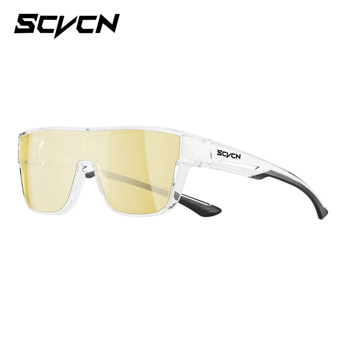 SCVCN Glasses Designed to Be Worn over Prescription Photochromic Road Bicycle Sports Outdoor Cycling Sunglasses HiKing Eyewear