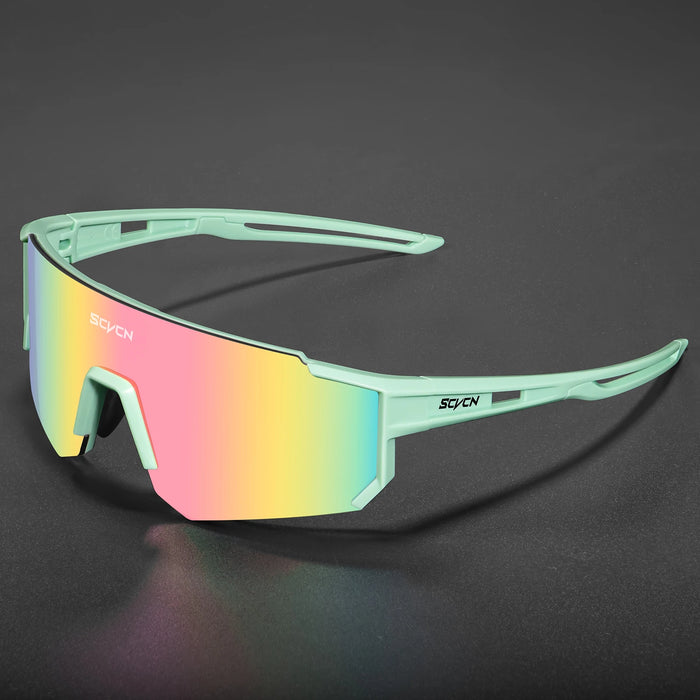 SCVCN New Photochromic Night Riding Glasses Outdoor Sport UV400 Travel Camping Sunglasses Men Women MTB Bike Cycling Glasses