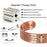 Pure Copper Bracelets for Men Cross Bible Adjustable Cuff Magnetic Bangles 15mm Arthritis Health High Magnet Jewelry Resizable