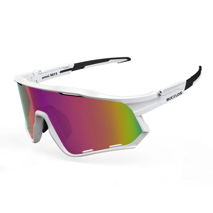 BUCKLOS Polarized Cycling Glasses UV400 Road Mountain Bike Goggles TR-90 Frame Windproof Outdoor Sports Eyewear Cycling Parts