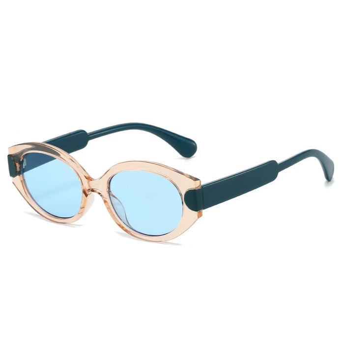 New Retro Tortoiseshell Gradient Cat Eye Women Sunglasses 2025 Luxury Brand Two Color Frame Design Men Casual Sun Glasses UV400
