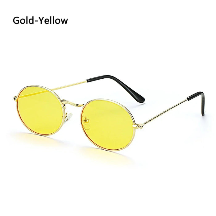Summer Retro Small Oval Sunglasses Ladies Vintage Shades Cat Eye Sun Glasses Men Women Rectangular Eyeglasses Protection 400UV