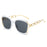 Luxury Square Sunglasses  Women UV400 Retro Brand Chain Metal Frame Shades Summer Sun Glasses for Female