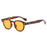 Fashion Retro Round Sunglasses Women Rivets Decoration Men Shades UV400 Punk Leopard Sun Glasses