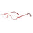 New Half Moon Metal Spring Hinge Reading Glasses Half Frame Ultra Light Resin Eyeglasses Vision Care +1.00~+4.0 Diopter