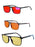 SHINU Gafas de bloqueo de luz azul para un buen sueño, lentes rojas para hombres, luz antigreen, elimina la fatiga ocular, gafas Bluelight 078RD