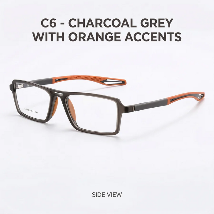 Men's Classic Full Frame Reading Glasses Clear Lens Comfortable Wear Ultra-Lightweight Frame Suitable Home Office Use Great Gift