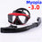Optical Myopia Snorkel Set Diving Mask Nearsighted Swimming Goggles Short Sighted Panoramic Wide View Adults Youth -1.0To-6.0