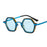Retro Polygon Square Sunglasses Women Fashion Clear Ocean Lens Eyewear Men Trending Punk Hexagon Sun Glasses Shades UV400 Oculus