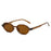 Nuevas Gafas de Sol Pequeñas Ovaladas para Mujer, Gafas de Sol para Hombre, Tonos Retro Femeninos, Gafas con Lentes Transparentes, de Moda para Mujer, UV400