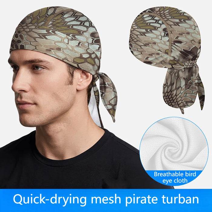 KoKossi Summer Breathable Mesh Hat Quick-dry Headscarf Sun Protection Sweat-wicking Sports Outdoor Riding Cycling Headband