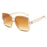 Oversize Square Sunglasses Women Retro Fashion Luxury Brand Personlity Gradient Black Sun Glasses Female Outdoor Shades