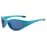 NEW Sports Punk Mirror Sunglasses Women 2000'S Men Y2K Hip Hop Luxury Brand Cat Eye Sun Glasses UV400 Unisex Shades Oval Eyewear
