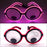 Gafas de neón con ojos móviles LED, musicales, rave, fluorescentes, para fiesta de Navidad, decoración, con montura redonda, divertidas, estilo dibujos animados.