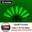 Luminous Folding LED Fan Dancing Light Fan Flashing For Night Music Show Rave Festival Accessories Glowing In The Dark Party