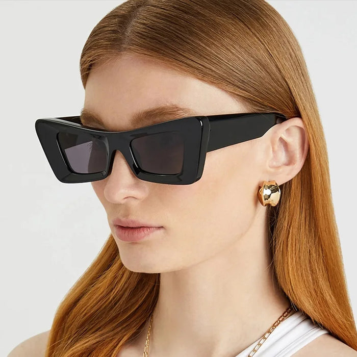 New Cat Eye Sunglasses Women Fashion Vintage Square Female Shades Brand Designer Luxury Sun Glasses UV400 Eyewear Oculos