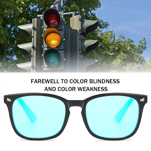Lunettes Homme Daltonisme Rouge Vert 2026 Marque de Luxe Carrées Correction de la Cécité Optique Anti Lumière Bleue Conducteur pour le Daltonisme