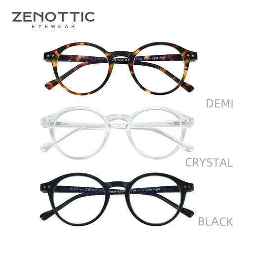 ZENOTTIC Lunettes de Lecture Anti-Lumière Bleue pour Femmes et Hommes Anti-Éblouissement Presbytes Lunettes d'Ordinateur Dioptrie de +0 à +4.0