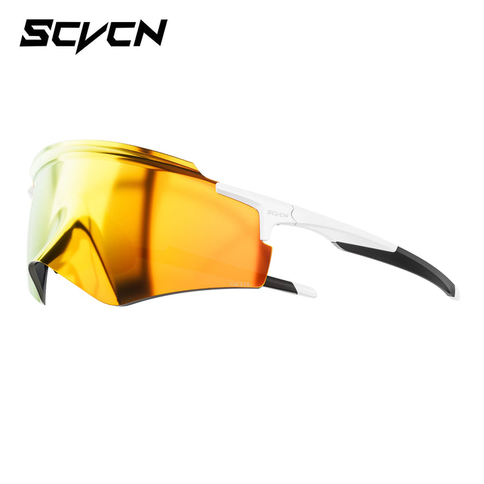 SCVCN Hydrophobic Outdoor Hiking Climbing Running Sports MTB Bike Riding Eyewear Sunglasses Men Women UV400 Photochromic Goggles