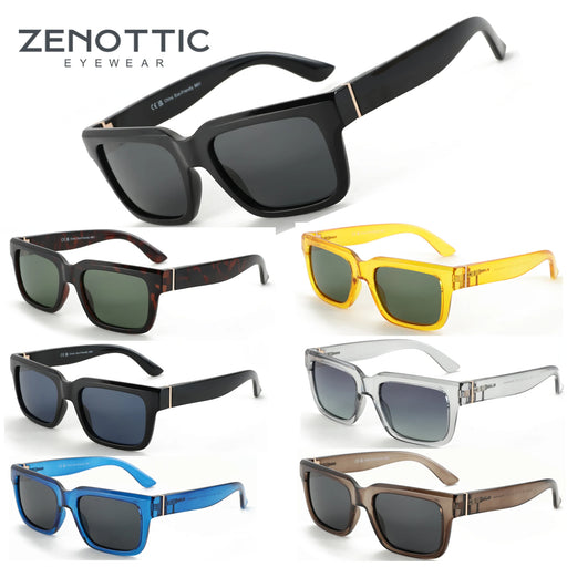 ZENOTTIC 2026 Nouvelles Lunettes de Soleil Carrées Polarisées Tendance pour Femmes et Hommes Protection UV400 Lunettes de Soleil Rectangle
