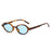Nuevas Gafas de Sol Pequeñas Ovaladas para Mujer, Gafas de Sol para Hombre, Tonos Retro Femeninos, Gafas con Lentes Transparentes, de Moda para Mujer, UV400