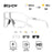 SCVCN Fashion Color Photochromic Cycling Glasses Outdoor Running Sunglasses Men MTB Cycling Sunglasses Women Road Bike Glasses