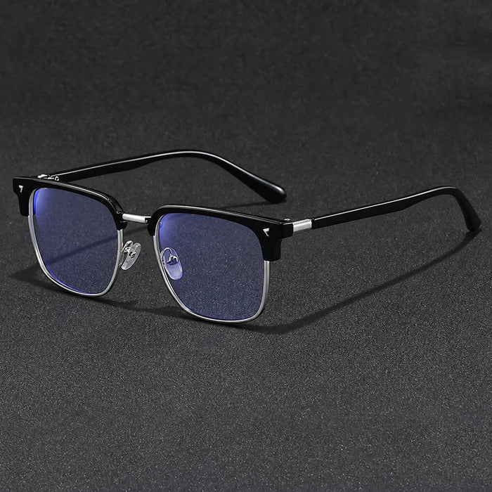 BEAU FIVE 2026 New Vintage Metal Frame Photochromic Blue Light Blocking Glasses Auto-Tint UV Protective Stylish Eyewear F108