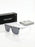 VIOLA MAG Flat Integrated Glasses, High-Quality Square Unisex, Trendy for Daily Travel and Leisure Decoration, with Glasses Bag