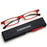 Reading Glasses Women Men TR90 Blue Light Blocking Anti UV/Eyestrain Foldable Compact Readers Ultra Thin Lightweight Folding