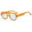 Nuevas Gafas de Sol Cuadradas de Doble Puente Retro para Mujer Diseño de Tonos Degradados Gafas de Sol de Alta Calidad para Hombre Protección UV400
