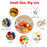 100Pcs Thicken Zipper Sealed Bags Clear Plastic Storage Bag for Small Jewelry Food Packing Reclosable Ziplock Sealing Bags