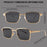 Steampunk Square Sunglasses Men 2026 Luxury Brand Designer Metal Frame Vintage Sun Glasses Punk Driving UV400 Eyewear Male Shade