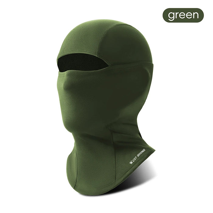 WEST BIKING Winter Thermal Balaclava High Elastic Breathable Windproof Cycling Headgear Fleece Bike Helmet Liner Sports Mask