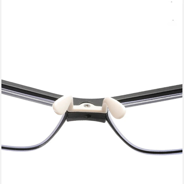 Lunettes de presbytie élégantes à demi-monture sourcilière, anti-lumière bleue, en résine haute définition TR90, pour hommes et femmes sportifs