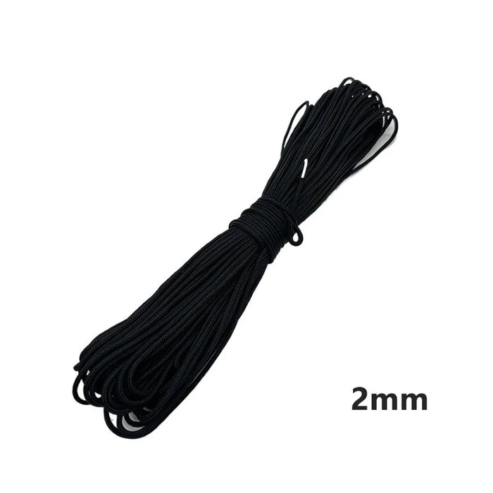 Paracord 1mm/2mm/3mm/4mm 7 stand Cores Paracord Parachute Cord Lanyard Tent Rope For Hiking Camping Clothesline DIY Bracelet