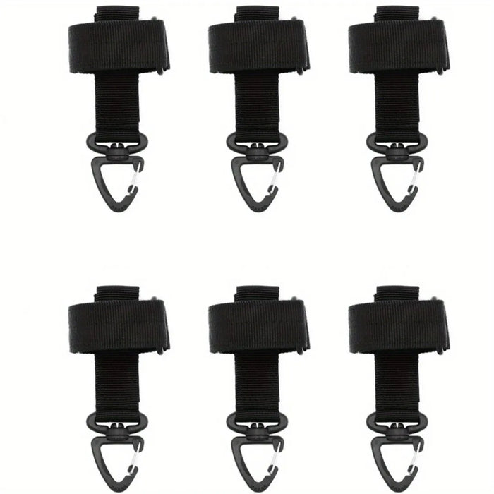 1/3/6 Uds. Nuevo Hebilla de Guantes de Nailon Multiusos Gancho Táctico para Guantes Clip de Seguridad Accesorios de Almacenamiento para Cuerda de Escalada Senderismo al Aire Libre