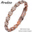 ARADOO Rose Design Pure Copper Bracelets for Women with 3800 Gauss Neodymium Magnetic Bracelet Jewelry Gifts