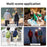 Portable Ultrasonic Dog Repeller 180mAh Rechargeable 23 40KHZ Long Distance Outdoor Deterrent Tool With Flash Light