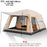 Outdoor Camping Family Tent 3-12 Person Double Layers Oversize 2 Rooms Thickened Rainproof Outdoor Family Camp Tour Equipment