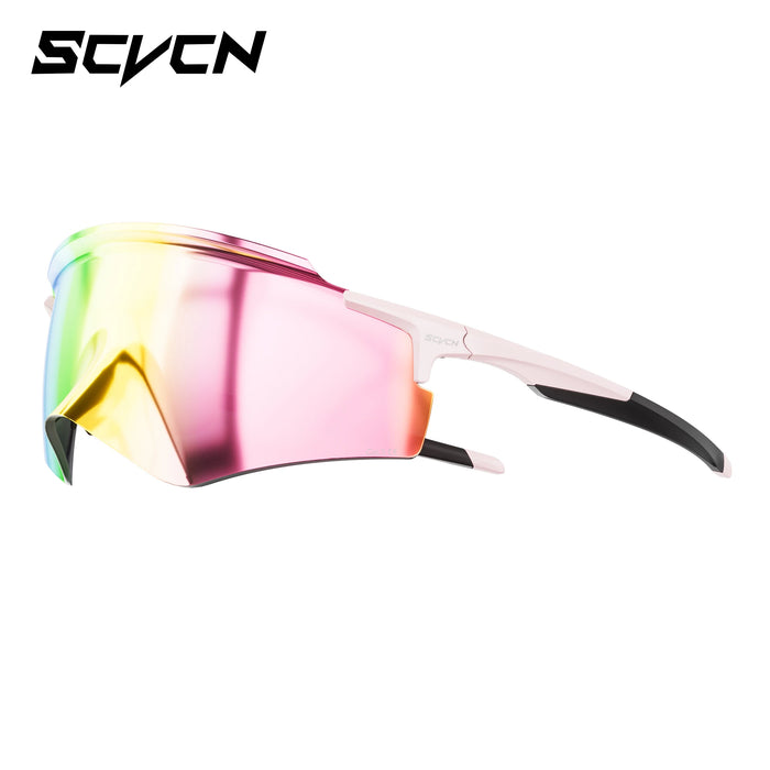 SCVCN Hydrophobic Outdoor Hiking Climbing Running Sports MTB Bike Riding Eyewear Sunglasses Men Women UV400 Photochromic Goggles