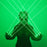 Gants Laser Vert 532 nm Faisceau Doigt Flash Point Unique Grand Faisceau Canon Laser Gants Lumineux LED pour Paume pour DJ Club Soirée Spectacle