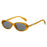 Ins New Retro Oval Women Sunglasses Personality Brand Small Frame Design Fashion Trend High Quality Men Shades UV400