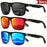 1-4 PCS Homme Classique Carré Polarisé Lunettes de Soleil Sport Légères Monture PC UV400 pour Conduite Pêche Cyclisme Unisexe Durabilité