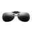VIVIBEE Rimless Pilot Flip Up Clip on Sunglasses Oversized Men Polarized Clips Aviation Big Size Driving Women UV400 Glasses