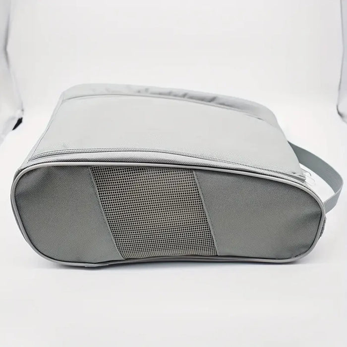 Portable Golf Shoe Bag Oxford Cloth Shoe Carrier Bags Breathable Lightweight Golf Handbag Dustproof Football Tennis Shoe Bag