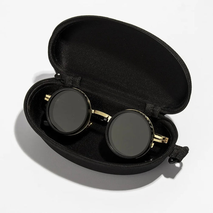 New ND2-400 Adjustable Dimming Glasses 9 Level UV400  Sunglasses With Glasse Case ND Filter Eyewear Outdoor