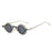 Nouvelles lunettes de soleil rondes rétro deux en un en titane pur pour femme, style Y2K, personnalité steampunk, haute qualité, pour homme, Gafas De Sol UV400