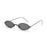 1PC Vintage Small Frame Shades Retro Oval Black Sunglasses Unisex Luxury Brand Designer Pink Sun Glasses Female Travel Eyewear