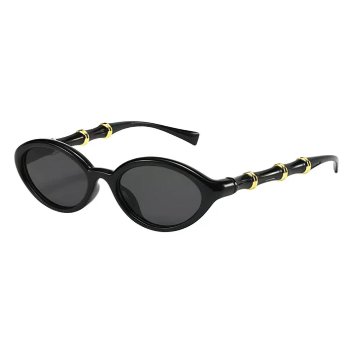 Retro Small Oval Sunglasses Women Men Rivets Shades Fashion Eyewear Luxury Sun Glasses UV400 Brand Oculus Female Gafas